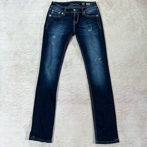 Miss Me signature‎ cuffed straight jeans (26)